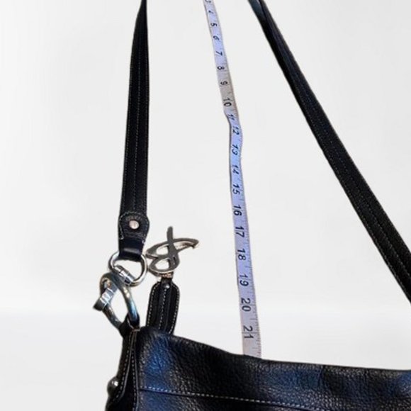 💲💵💲Lowered Price B. Makowsky Black Leather Crossbody - Picture 3 of 13